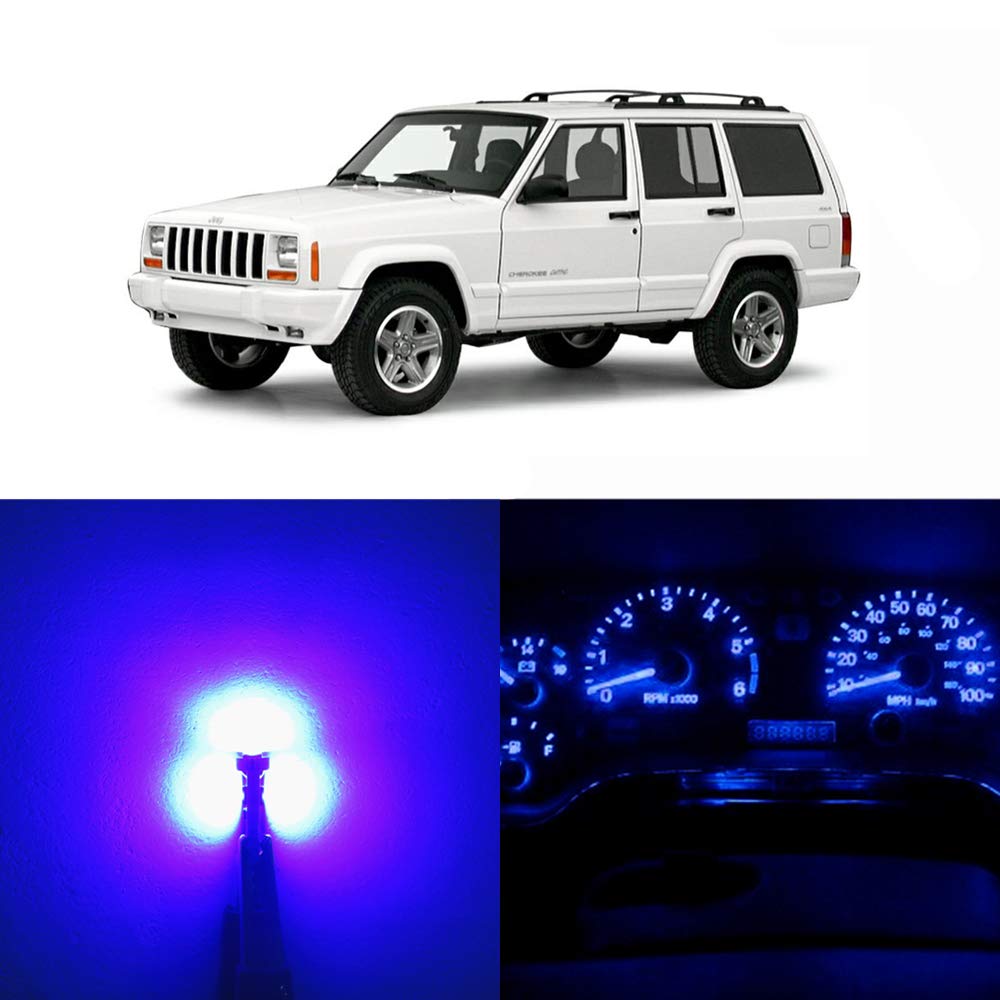 Buy WLJH Extremely Bright Blue Dash Instrument Panel Gauge Dashboard