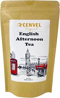 CENVEL® English Afternoon Tea | City of London Scenes Loose-Leaf Black Tea in Resealable Pouch | 5.29 Oz | Great Gift for Loved Ones (150g, London City)