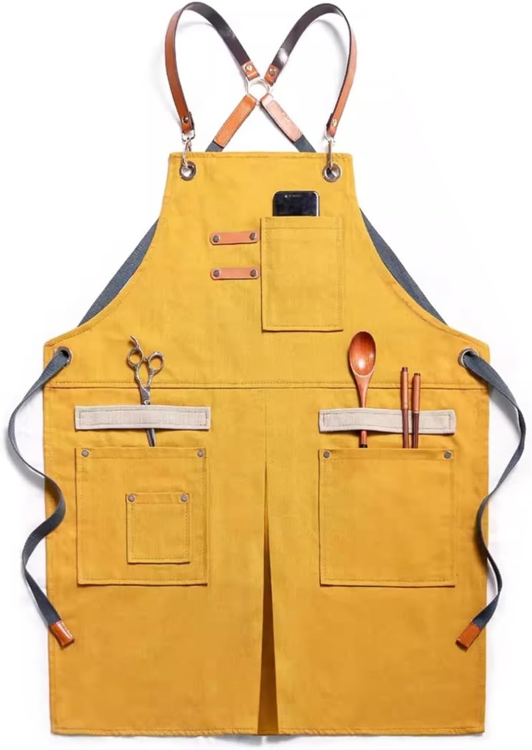 Tool Apron Apron Home Denim Milk Tea Shop Cake Barista Hairdressing Work for Gardening Baking Working