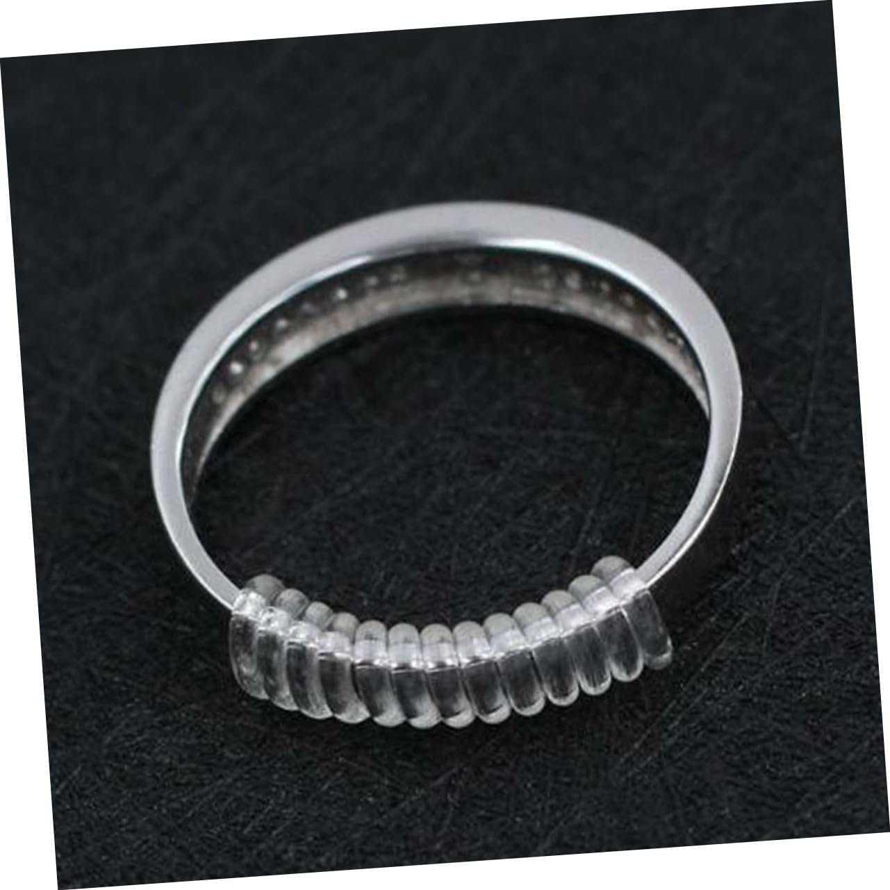jojofuny 1Set Invisible Ring Adjuster of Flexible Ring Spacers for Durable and Scratch Design Reliable Ring Tightener for Loose Rings Comfort