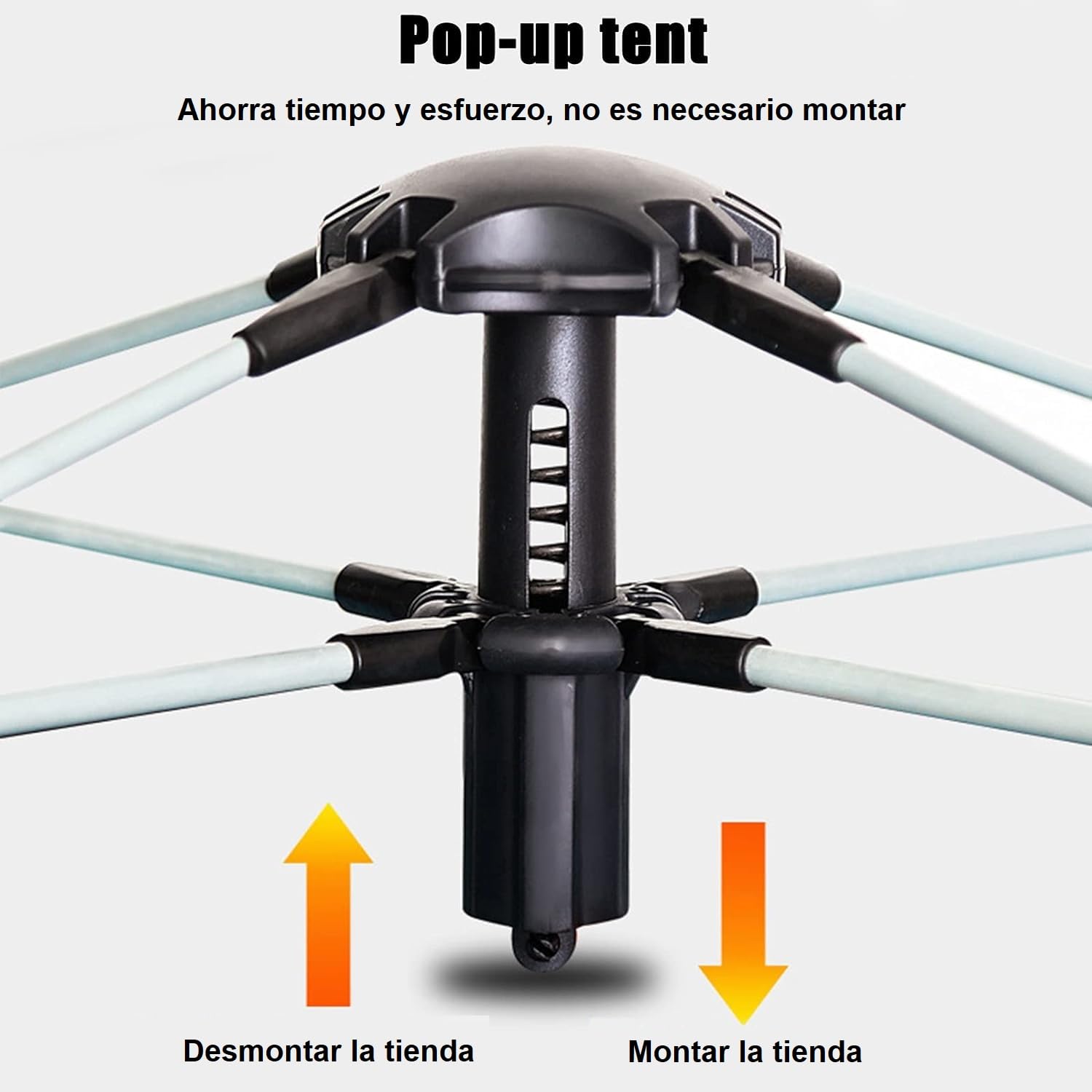 Tienda de Campaña Pop up Automática 4 Personas Resistente al Agua y Viento