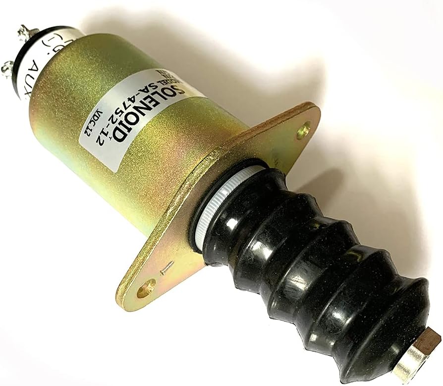 12V Diesel Fuel Solenoid SA-4752-12/2003-12S7U1B2A with 3 Terminals