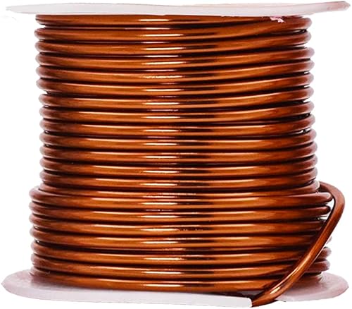 Vista 590 de Mandala Crafts Alambre de aluminio anodizado de calibre 8 para hacer joyas, alambre neutro flexible de color de 128 pies, flexible y flexible