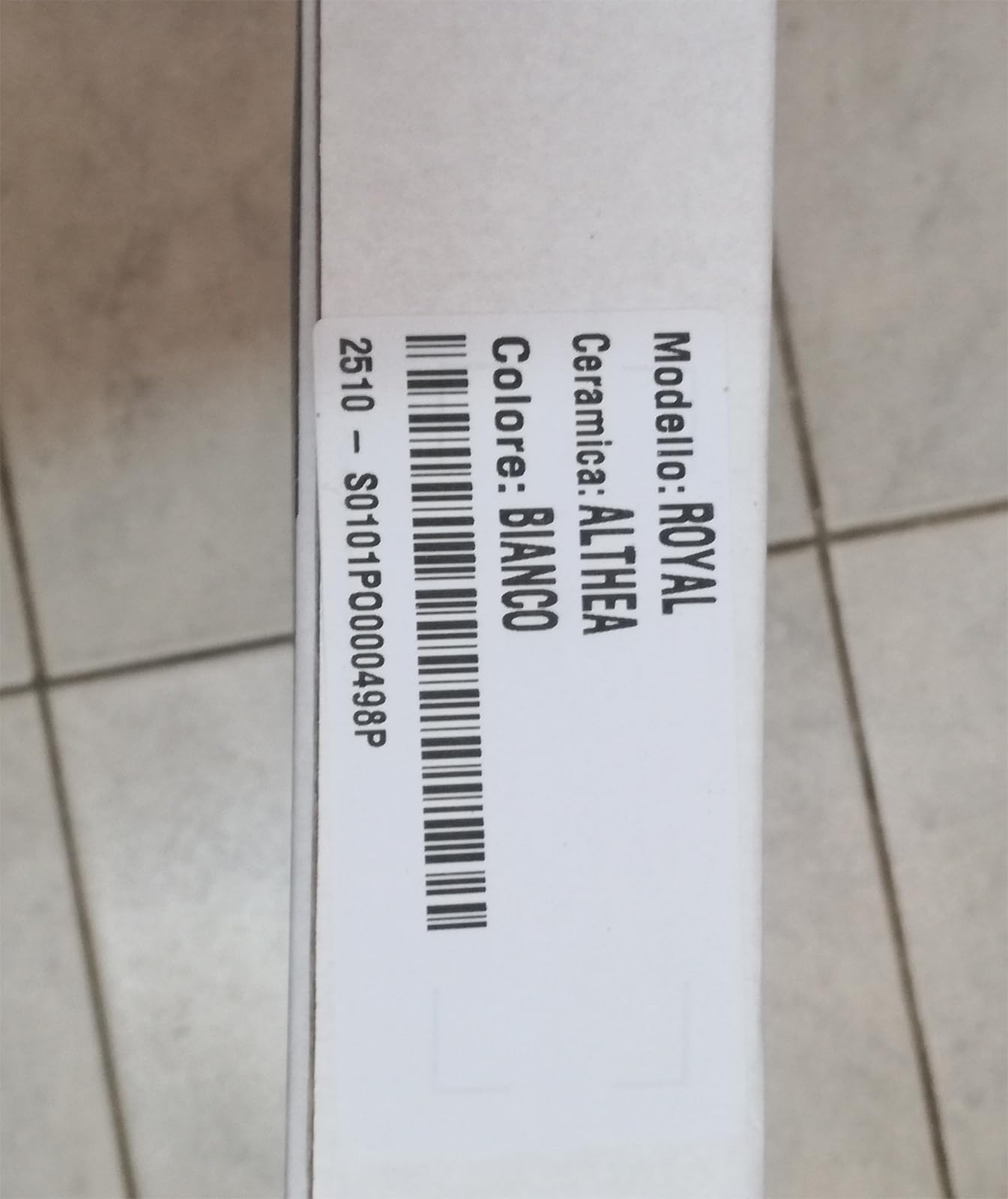 Copriwater in Poliestere, Compatibile Windsor Cielo Royal Althea, Bianco