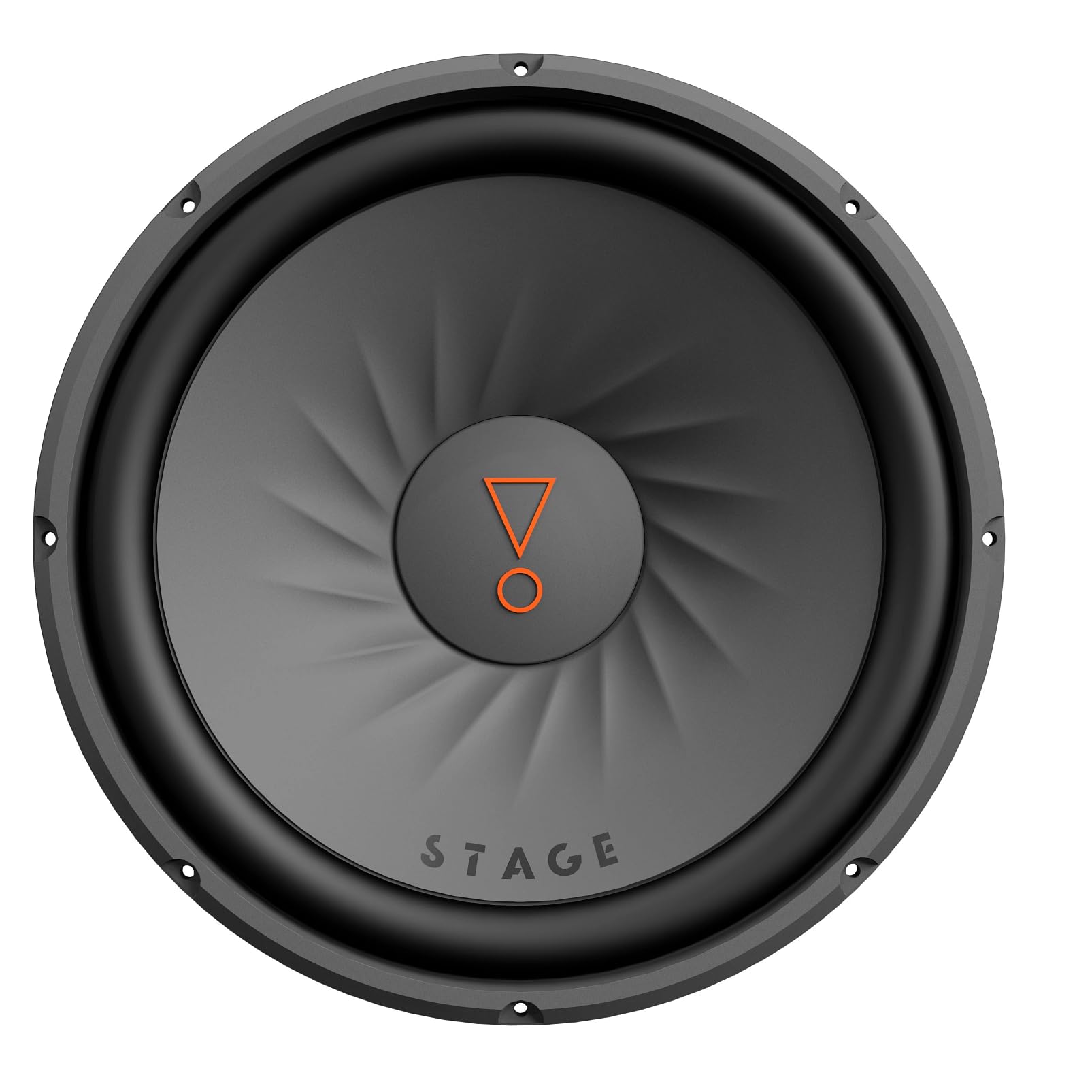 JBL Stage 122D subwoofer passivo 12 pollici (30 cm), doppia bobina 2 ohm, 250 W RMS / 1000 W picco, cono in polipropilene, cablaggio flessibile, bassi profondi, design compatto e resistente