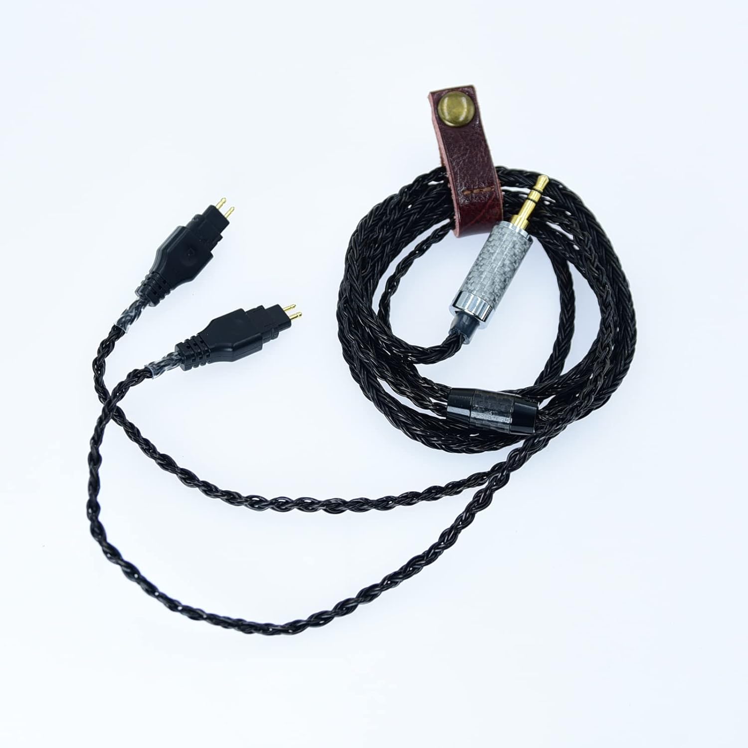 3.5mm 3.5 Stereo Mini Jack Male to Replacement Audio Upgrade OCC Cable for Sennheiser hdxx HD650, HD600, HD580, HD660S, Massdrop HD6XX Headphones with pc Mobile Phone (2m(6.56ft), Transparent)