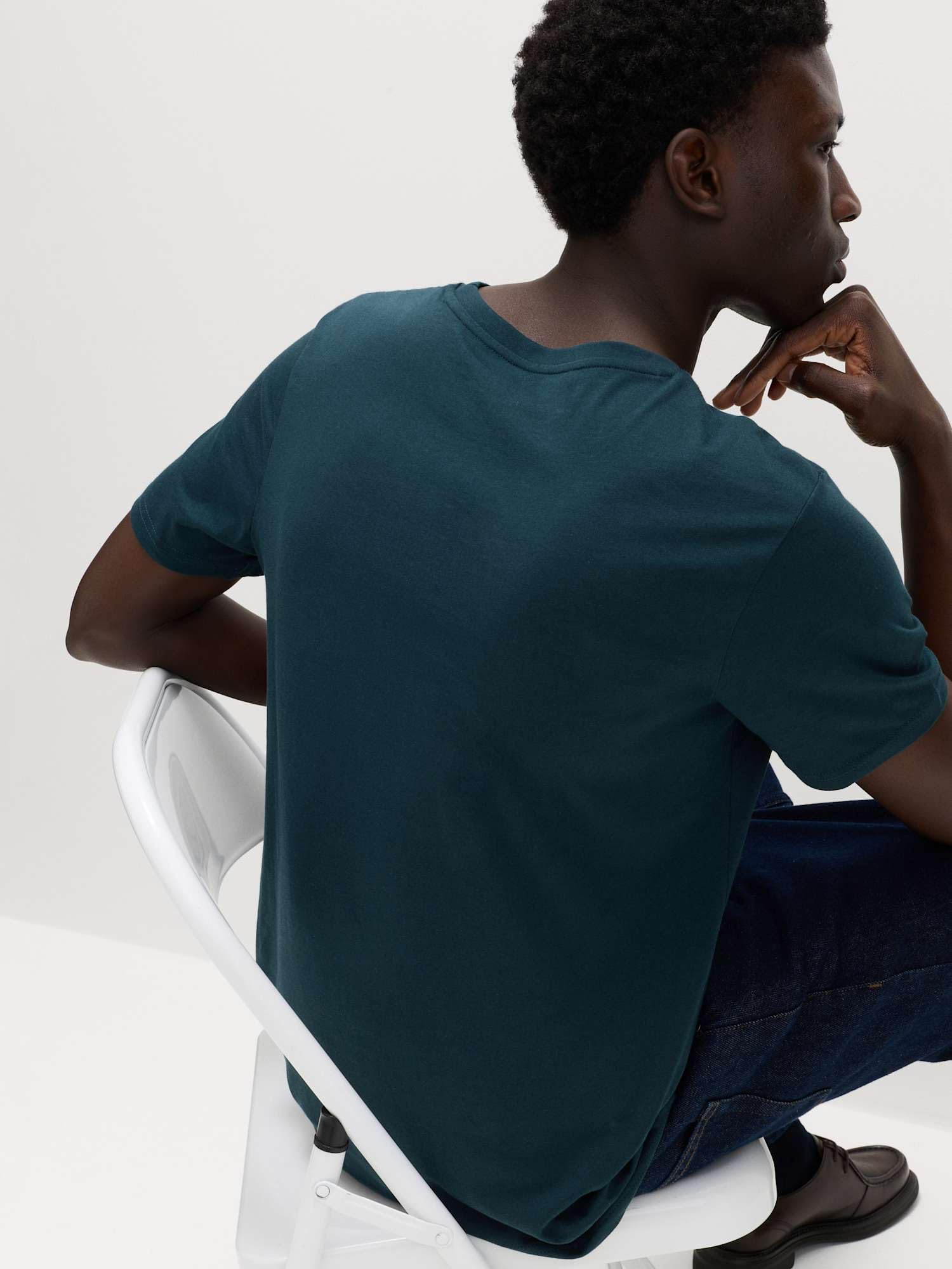 Marks & Spencer Pack de 7 Camisetas Puro algodón con Escote Cerrado