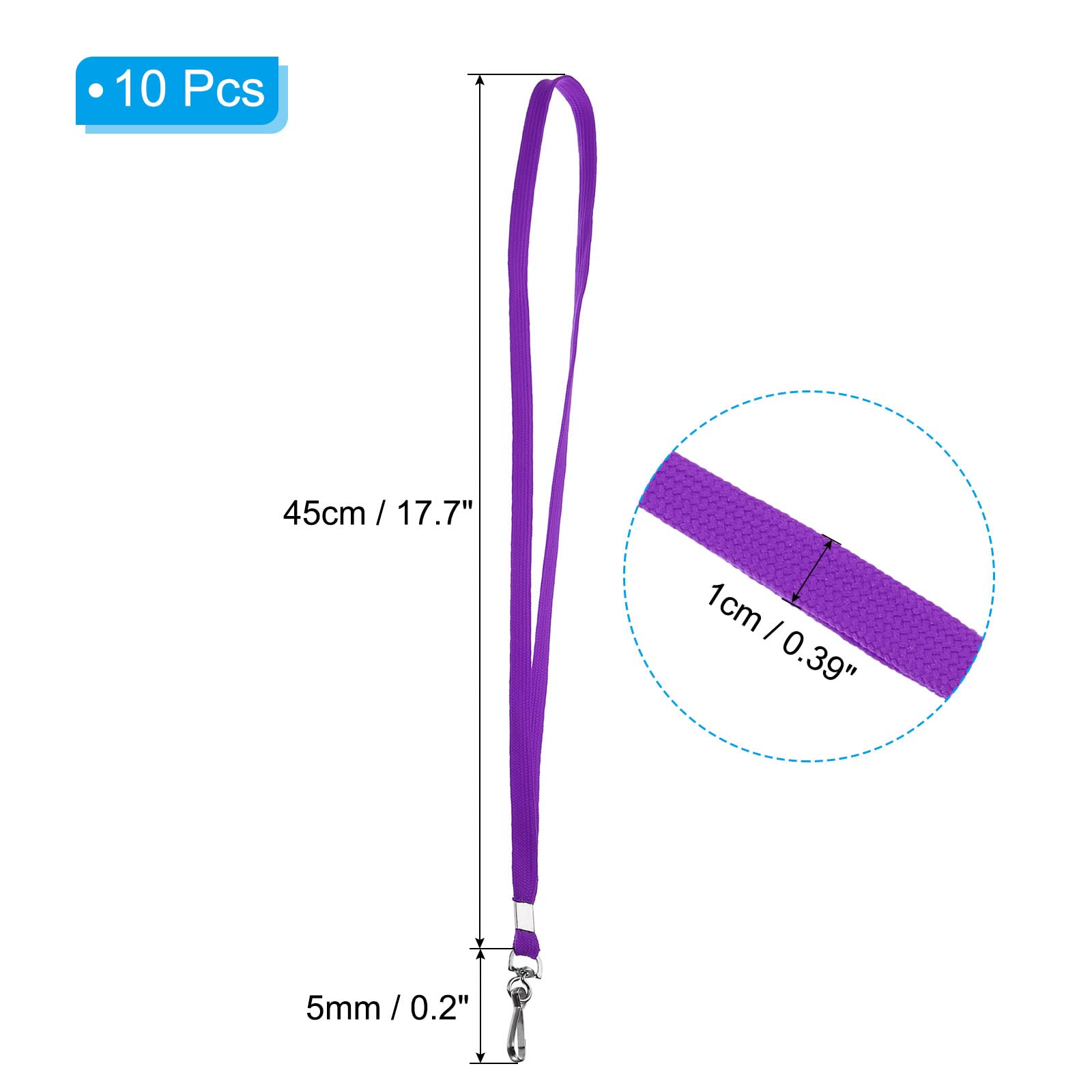 PATIKIL 17.7" Badge Lanyards - Image 2