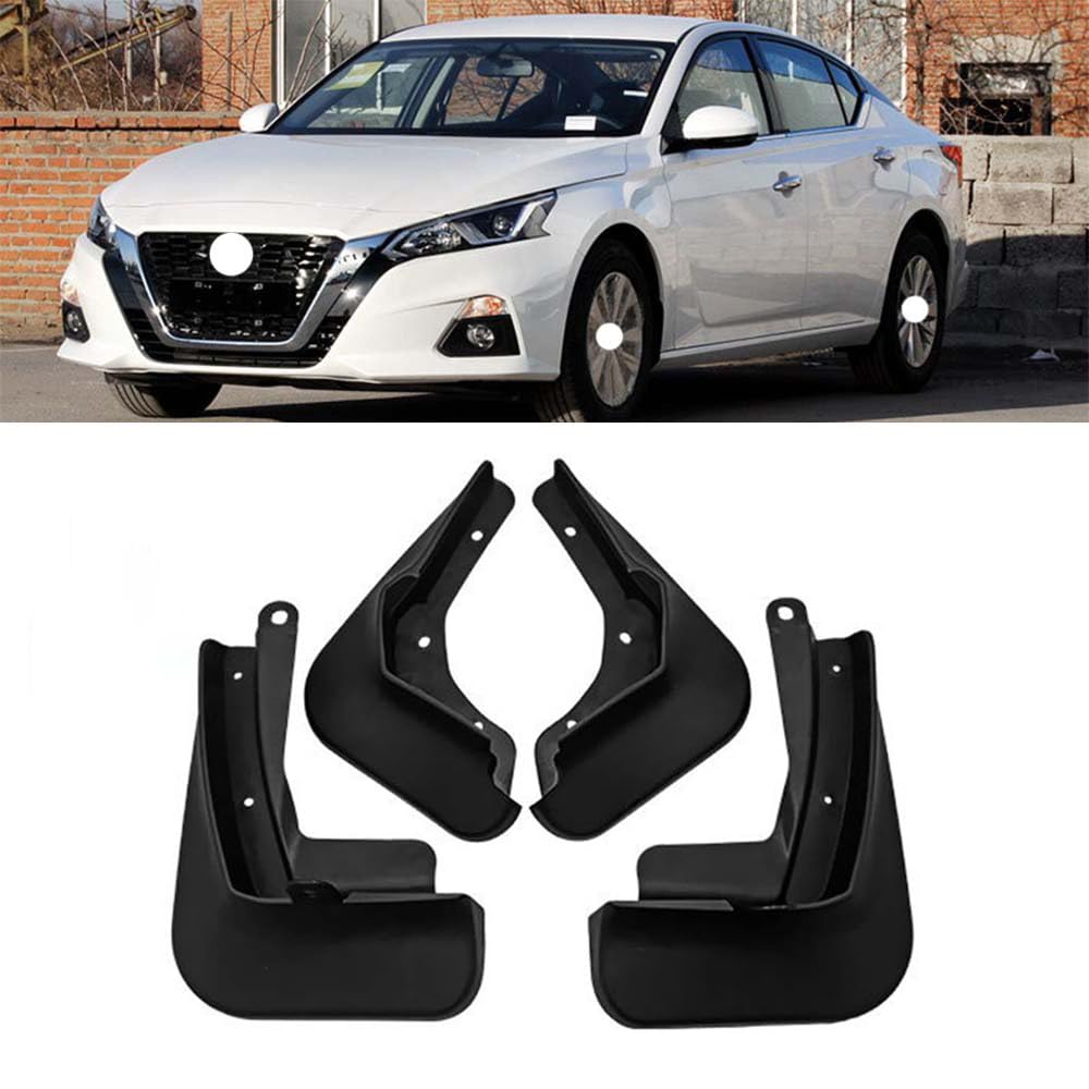 RJQXZXGQ Car Mud Flaps, for Nissan Altima 2019-2021 Front & Rear Car Mud Flaps, Splashproof Tough Auto Splash Guards Fenders
