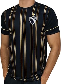 Camisa Atlético Mineiro Stripes Dourado - Masculino