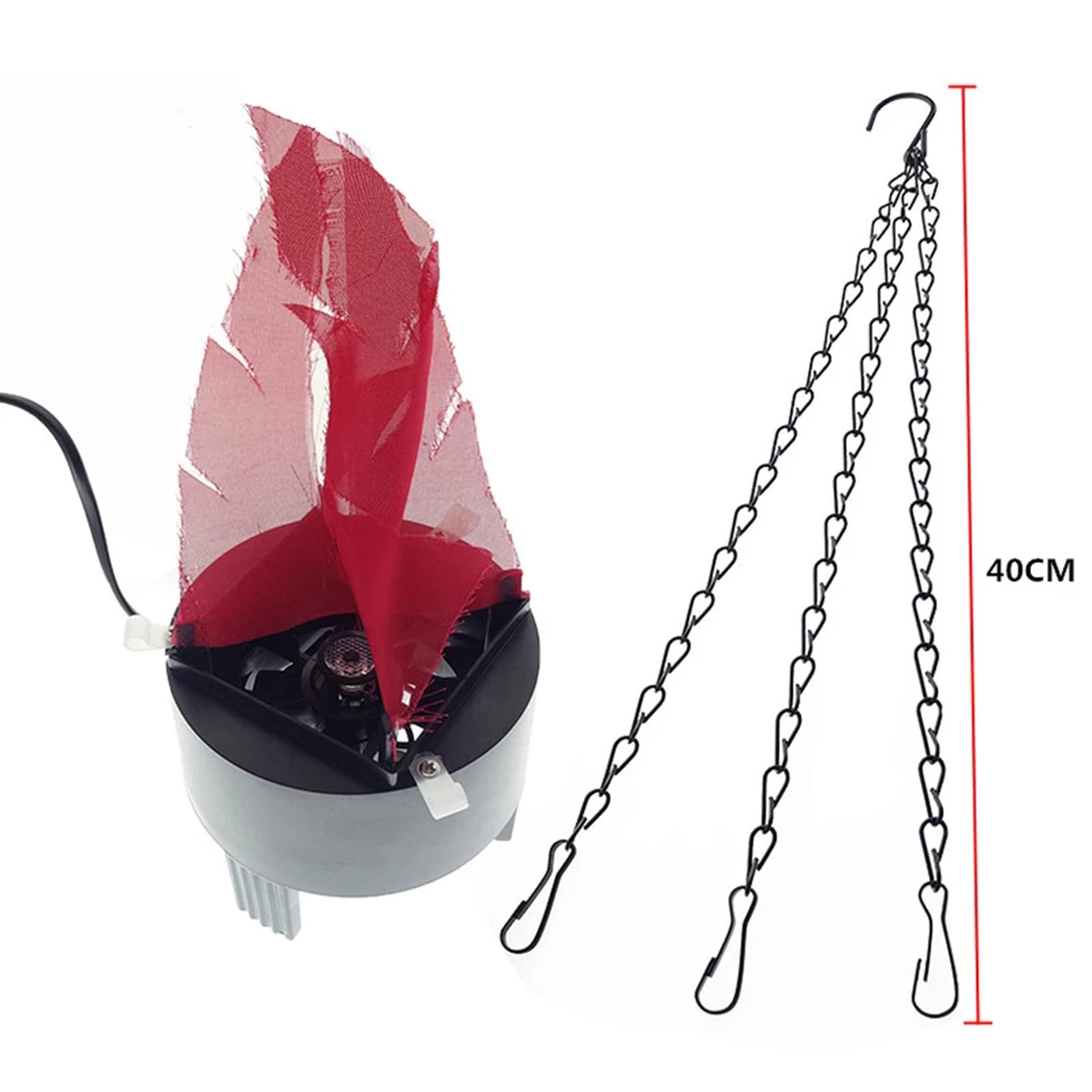 Simulata 3D Fire Flame Lighting Hanging Bracier Lampada Home Party Night Light per Halloween Christmas Bar Stage Projector Lights