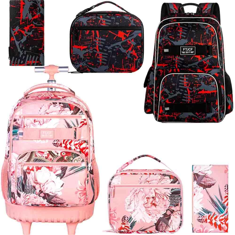 6PC Rolling backpack 15