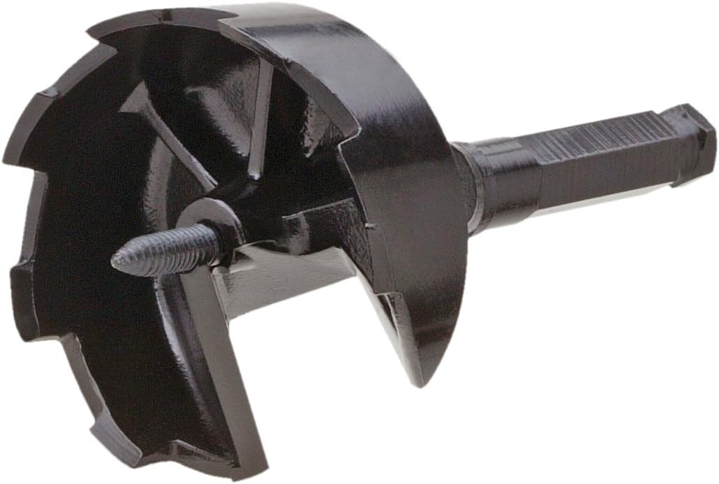 Steelex D3654 4-5/8-Inch Heavy Duty Forstner Bit with Screw Tip , black