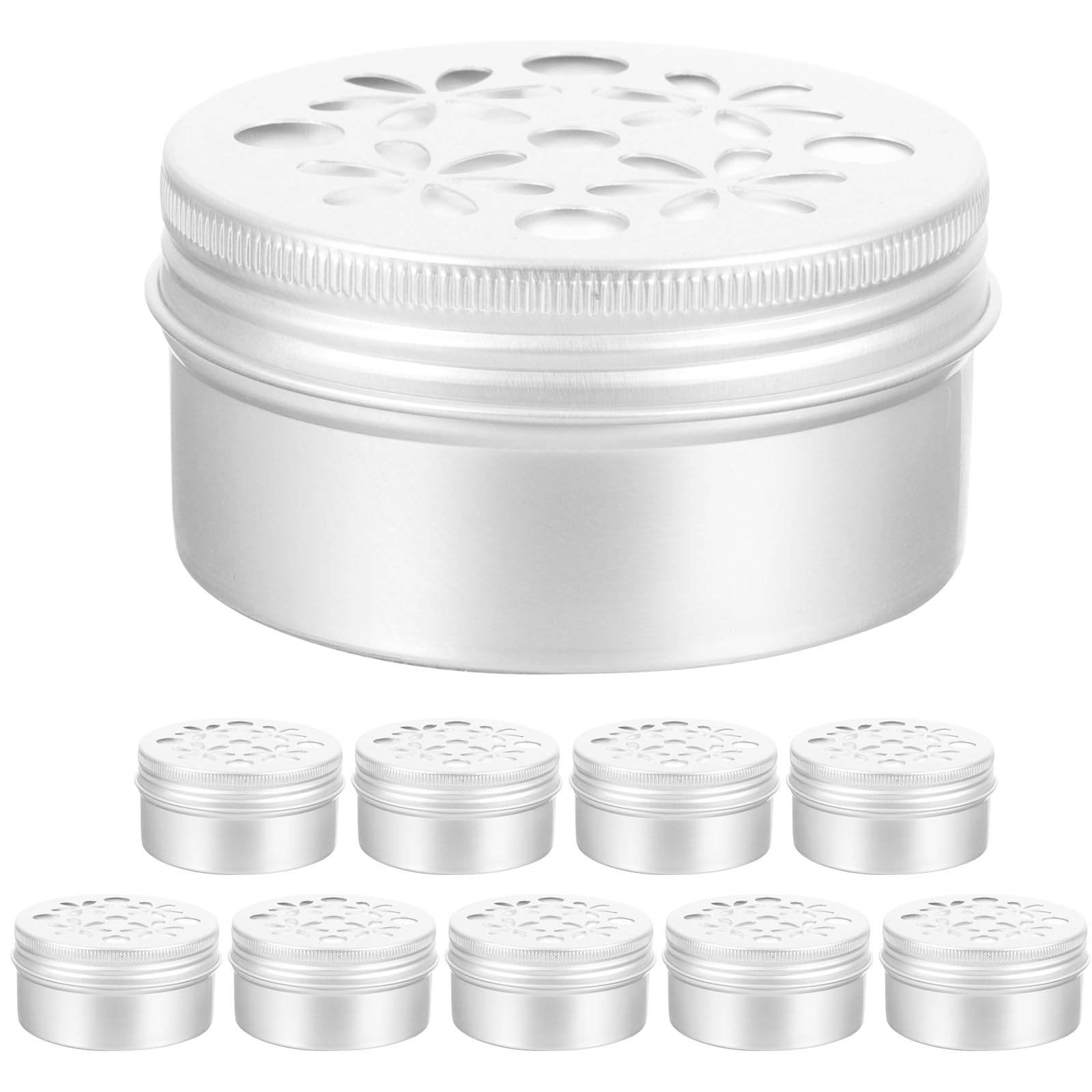 Ipetboom 10pcs dog training dog scent training case dog nose training tool dog scent training canisters dog odor sniffle case scent training tool supplies aluminum with cover Work