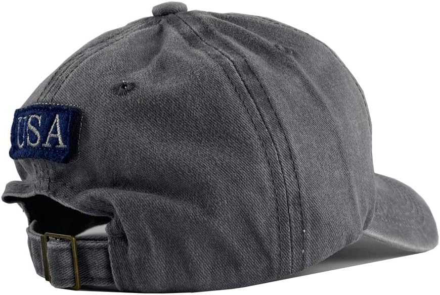 Washed American Flag Baseball Cap Retro Adjustable Sun Dad Gift Hats for Men Women Fashion Trucker Cap Unisex