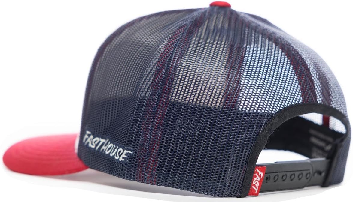 FASTHOUSE Archie Hat (Off-White/Red, One Size)