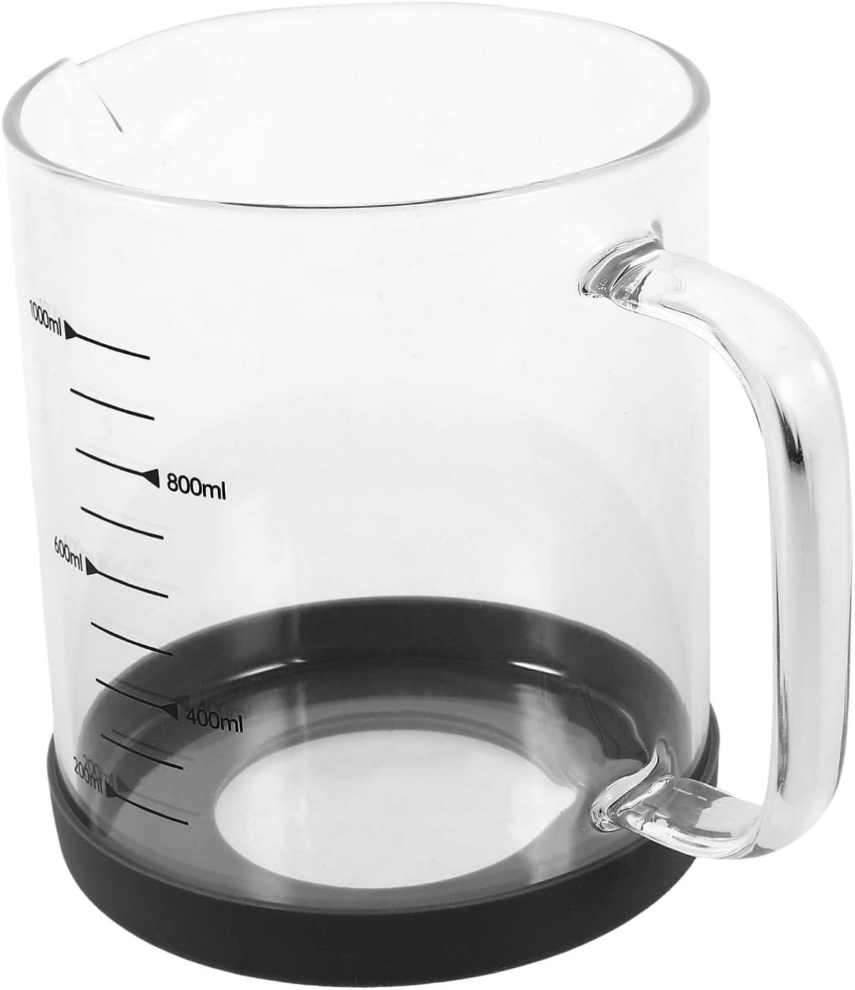 1000ml High Borosilicate Glass Measuring Cup with Handle Liquid Measurement Tool for Baking and Cooking Easy to Read Scale for Home Chefs