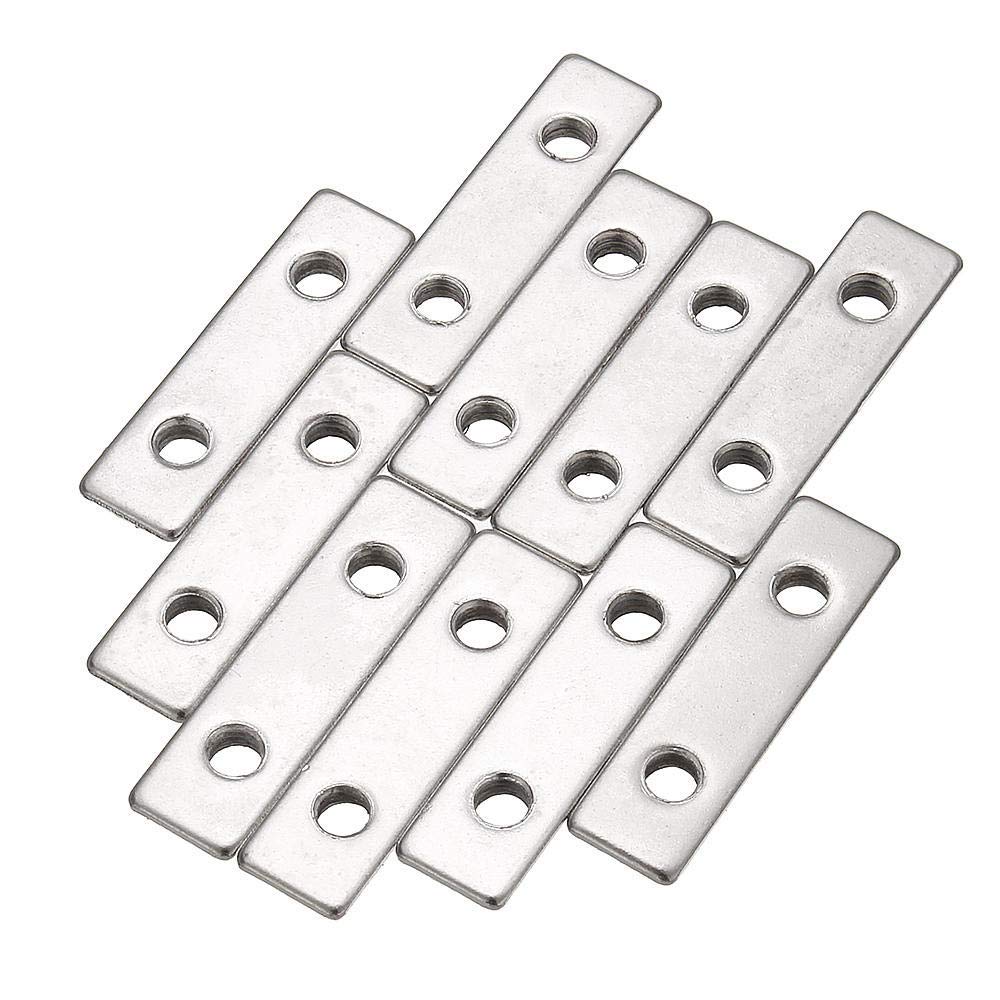 10pcs M5 Zinc Plated Double Tee Nuts for 2020 V-Slot Aluminum Profiles Extrusions CNC Parts