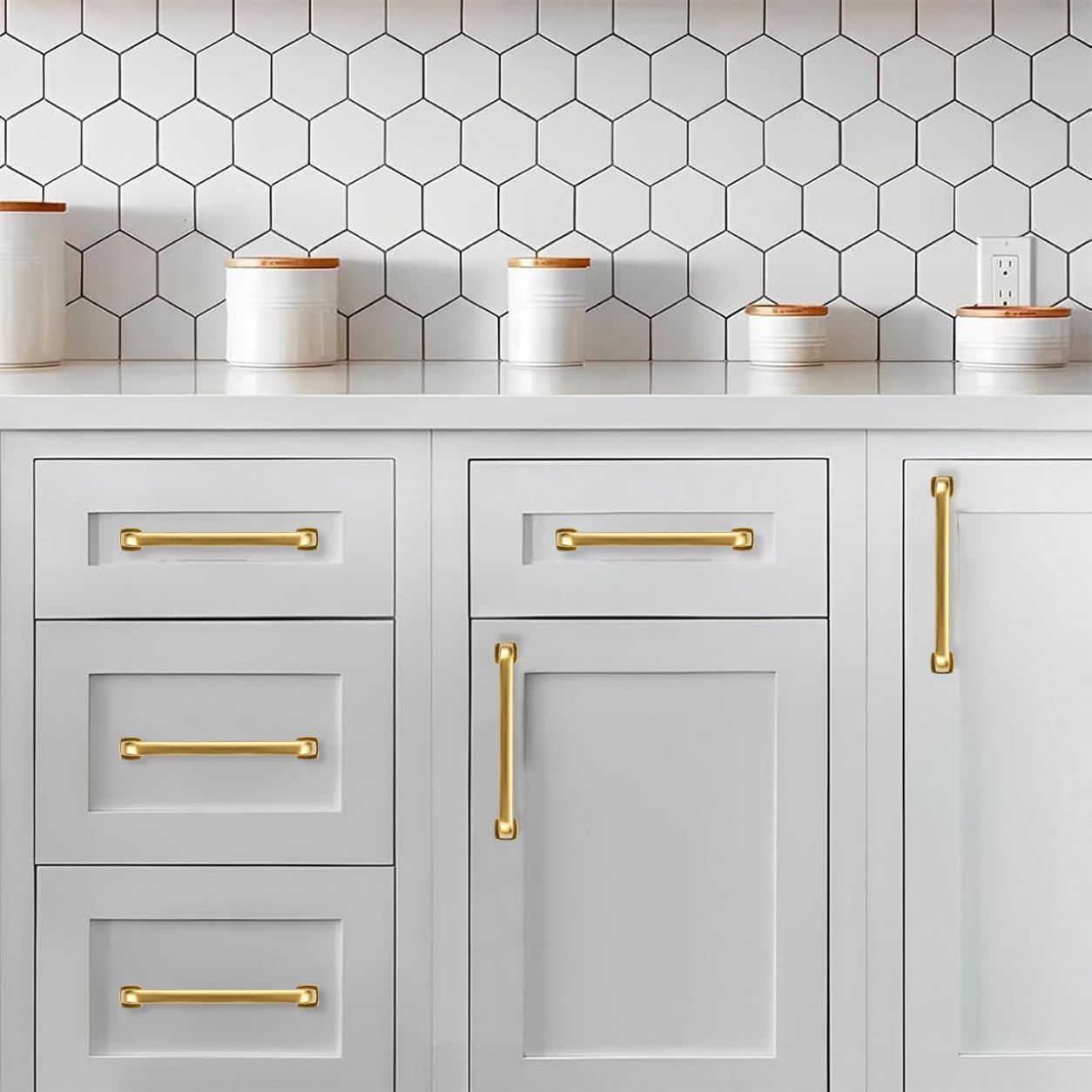 Champagne Bronze Cabinet Pull - KH478, 3 in (76 mm) — KHTUMEWARE