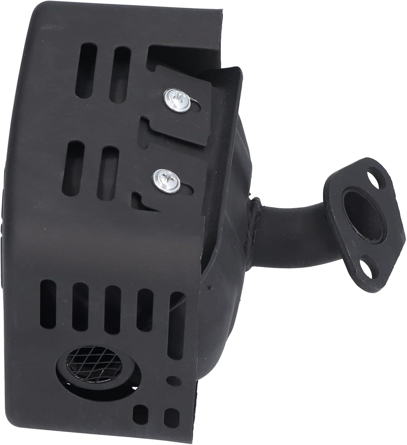 Generator Muffler Exhaust Assembly, 2/3/4 Inch Gasoline Engine Water Pump Exhaust Silencer for