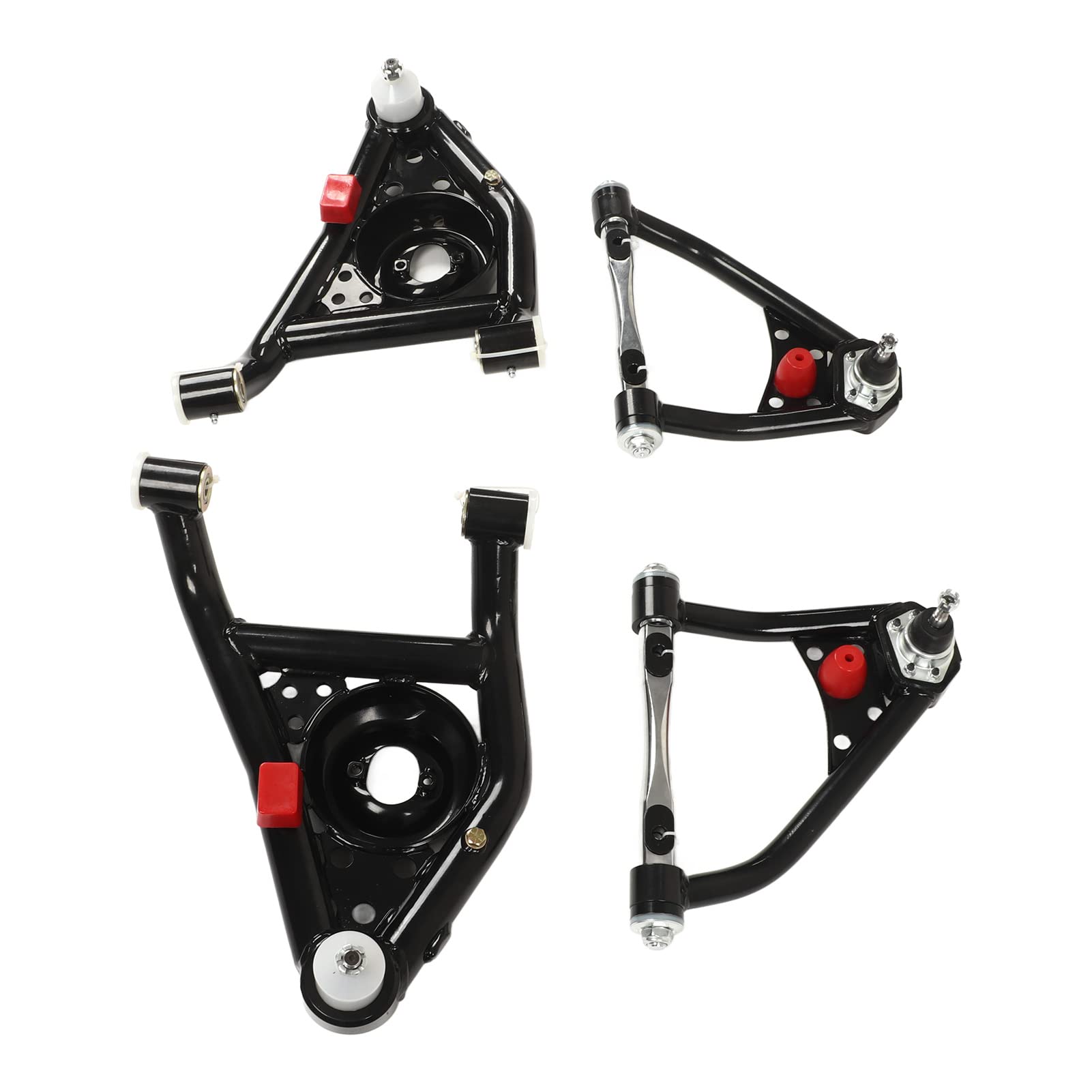 Bras de Commande Tubulaire Robuste, Manipulation Améliorée, Compatible avec Camaro Nova, Ventura, Apollo, Omega, avec Jeu de 4 Tubes de Bras