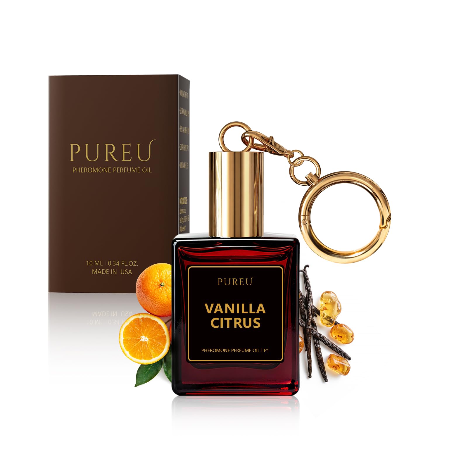PUREU Pheromones Perfumes for Women, Long Lasting Travel Perfume Roll-On