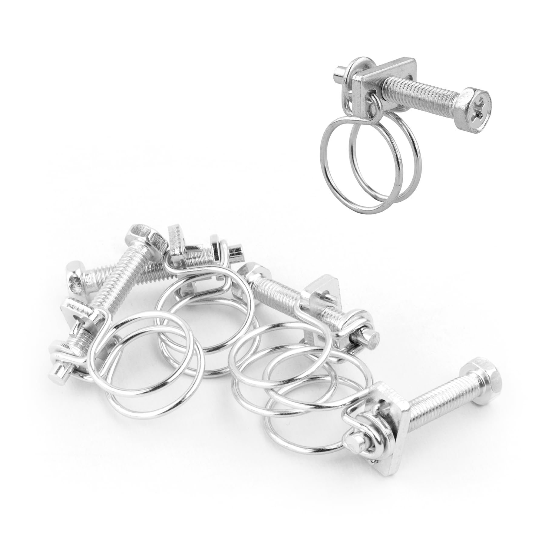 Pisces Double Wire Clips for 12.5mm Hose (5 Pack)