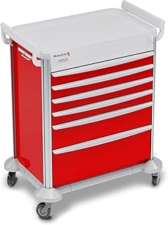 Detecto, 2022963, Mobile Care Medical Cart, Keyed Lock