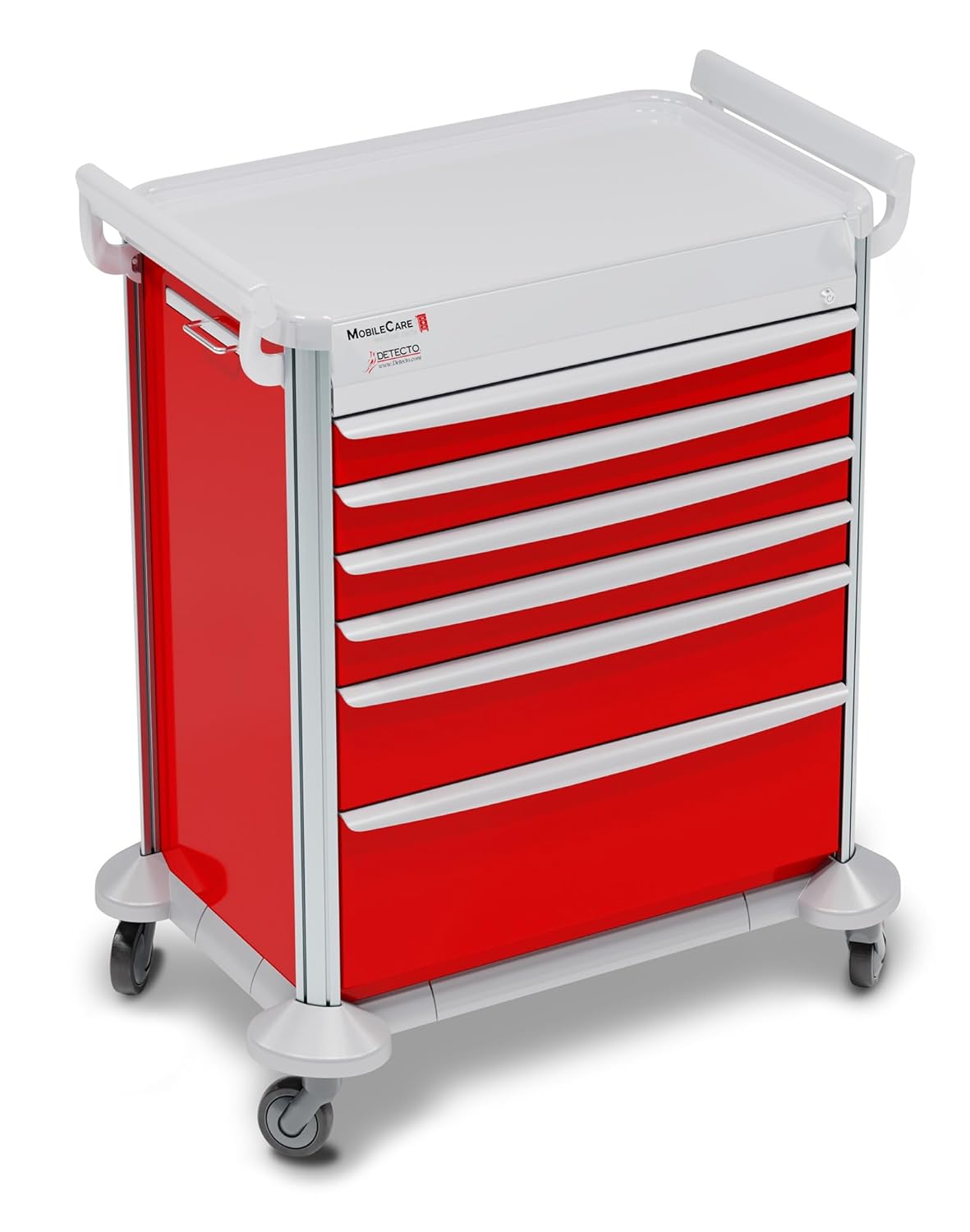 Detecto, 2022963, Mobile Care Medical Cart, Keyed Lock