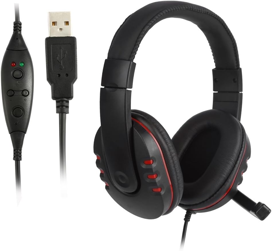 Headphones, Hi-Fi Stereo Headset, Soft Memory-Protein Earmuffs