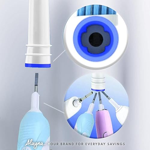 Miniatura 5 de Cabezales de cepillo de repuesto compatibles con OralB Braun, paquete de 20 cabezales de cepillo de dientes eléctricos profesionales, repuestos de