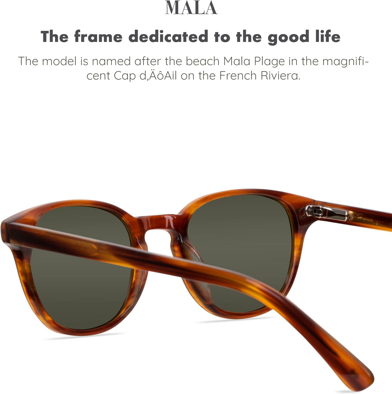 Christopher Cloos Mala Minimalist Polarized Sunglasses