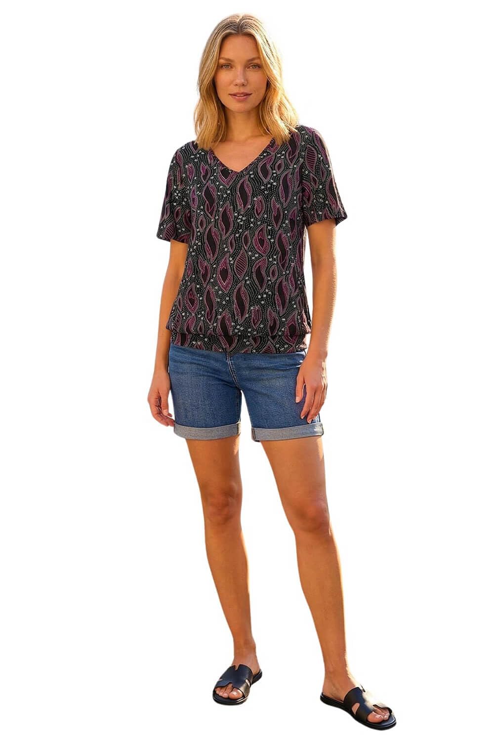 Roman - Women's Top - Size 12 - Black