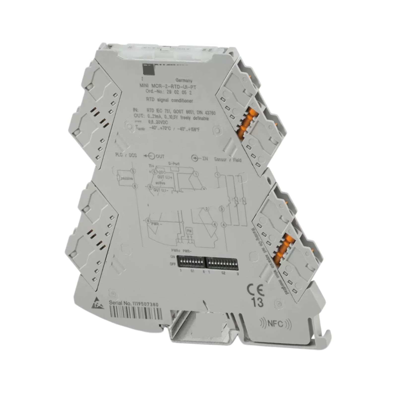 HKEJSJWA Measurement Transmitter MINI MCR-2-RTD-UI-PT 2902052, Thermoresistor Measurement Transmitter