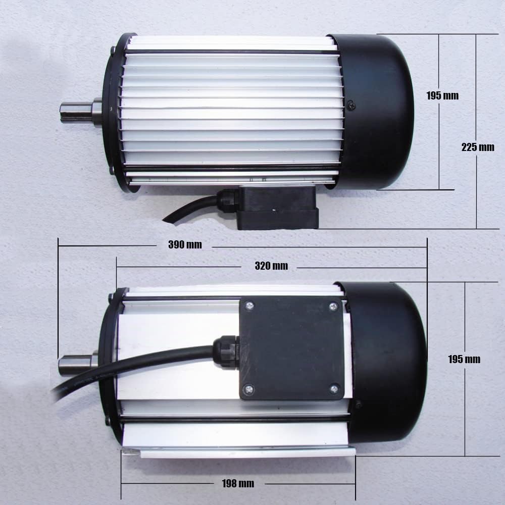 5200 Watt Motor für Kreissäge 400V Wippkreissäge Wippsäge Elektromotor inkl. Blattflansch + CEE Schalter/Stecker mit Phasenwender CROSSFER