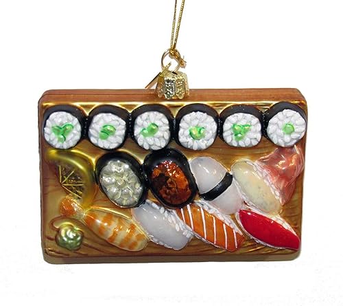 Noble Gems - Adorno de cristal para plato de sushi