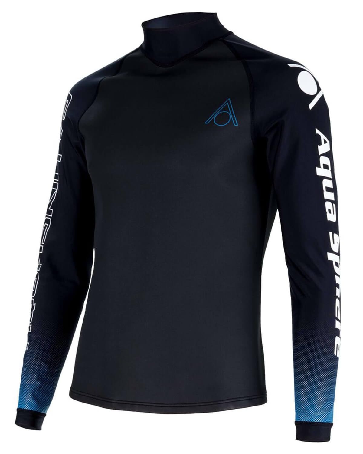 Phelps Men's Aquasphere Aqua Skin Triathlon Top - Black 2 / M