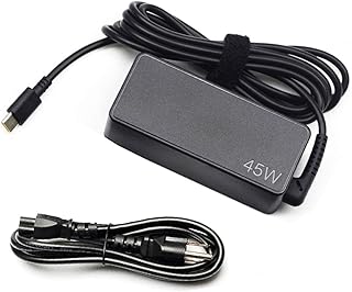 USB/Type C 45W Charger Ac Adapter for HP Chromebook X360 14-CA000 11-AE000：14-ca051wm 14-ca052wm 14-ca091wm 11-ae051wm 11-ae001tu; Spectre x360 13-v111dx 13-v011dx 13-w023dx Laptop Power Supply Cord