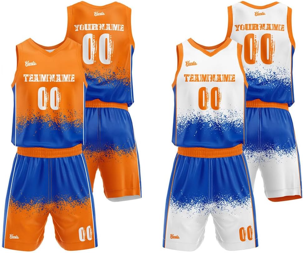 Custom Reversible Basketball Jersey for Man Women Uniform Suit Kids Adults Personalized Jersey