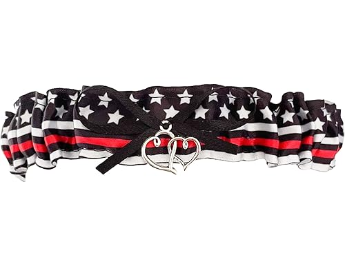 Double Heart Red Wedding Garters Belt For Brides