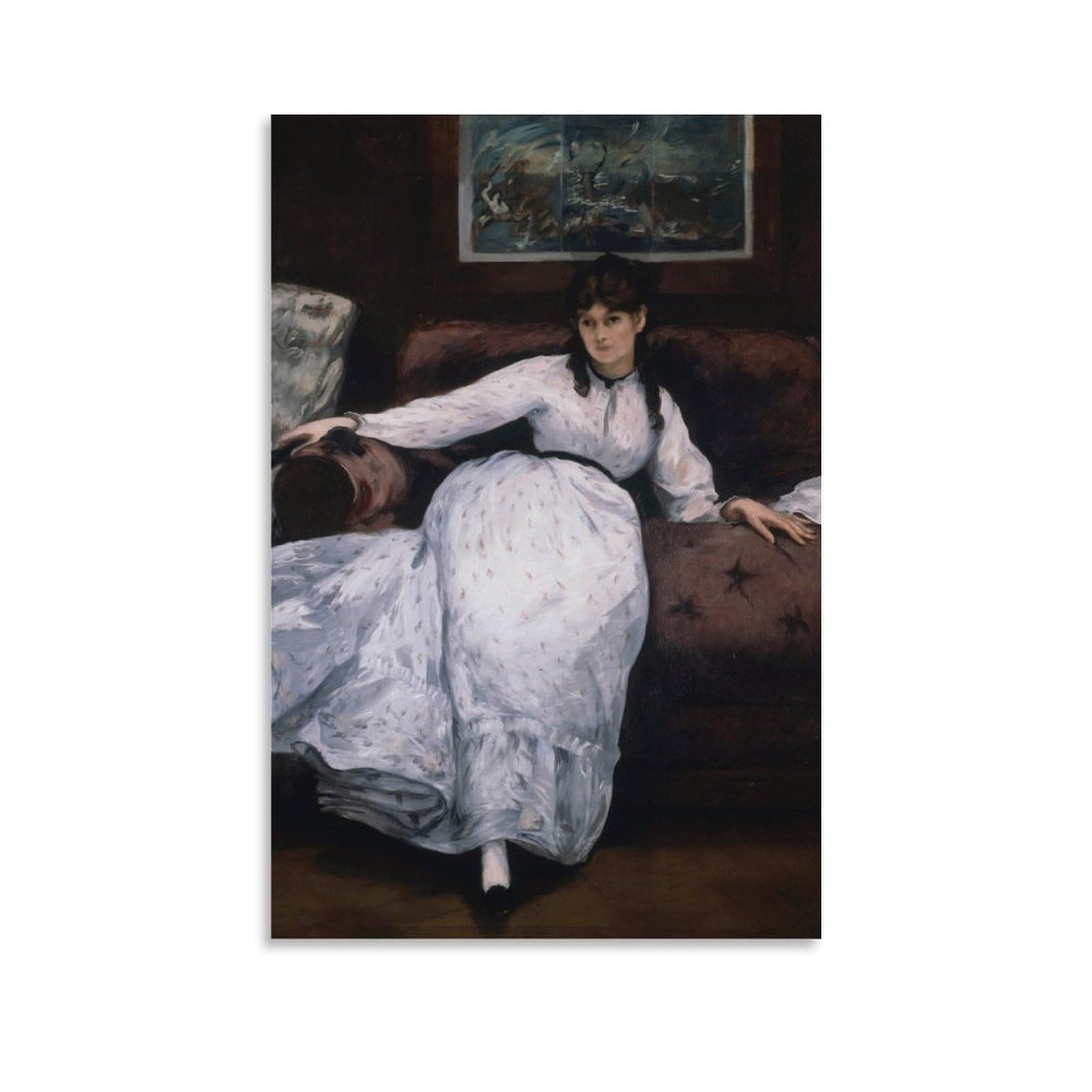 Amazon.co.jp: Edouard Manetエドゥアール・マネ「休息」名画ポスター