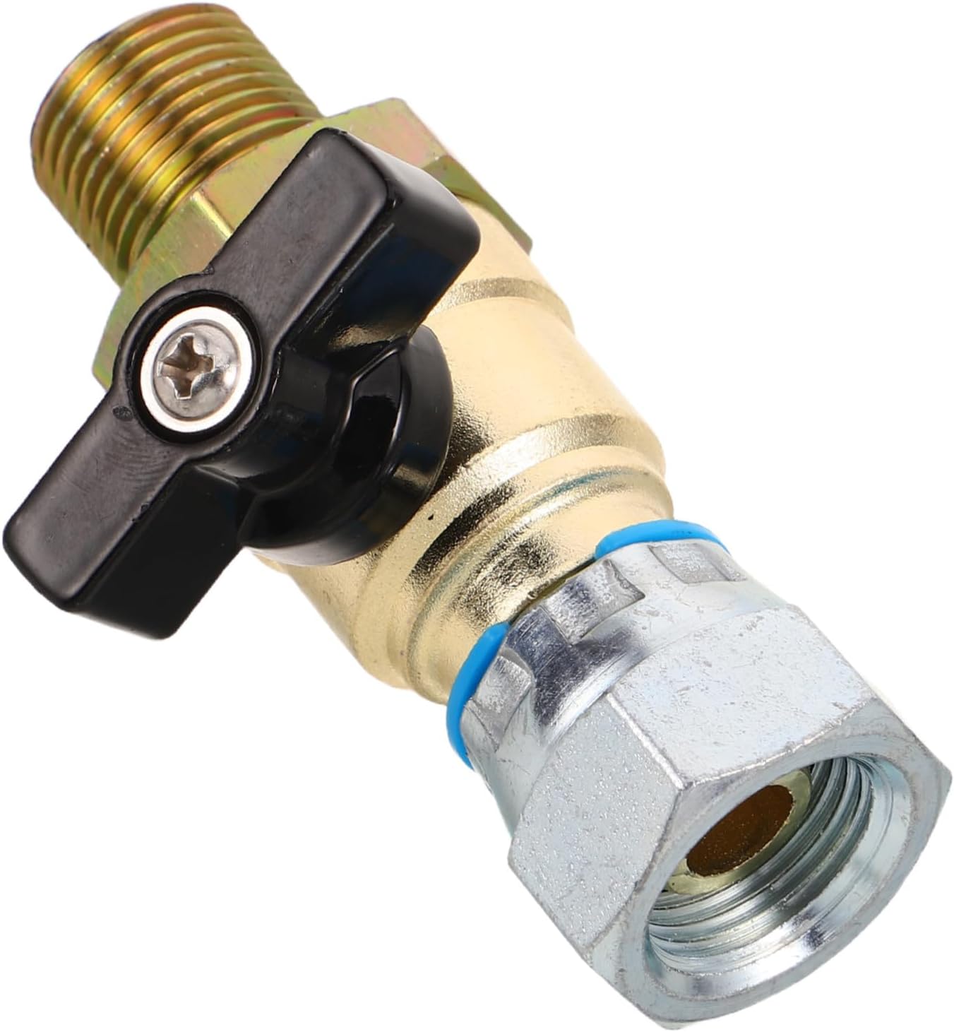 GANAZONO Alloy Front Wheel Air Brake Cutoff Valve 18mm Thread Universal Car Brake Replacement Valve Repair Accessory