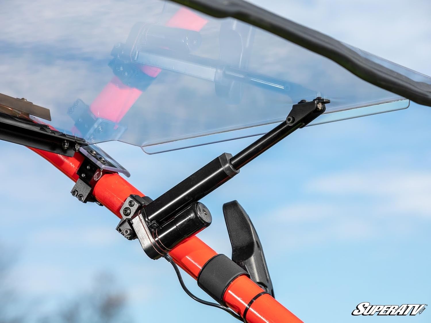 SuperATV Polaris RZR Pro R MaxDrive Power Flip Windshield