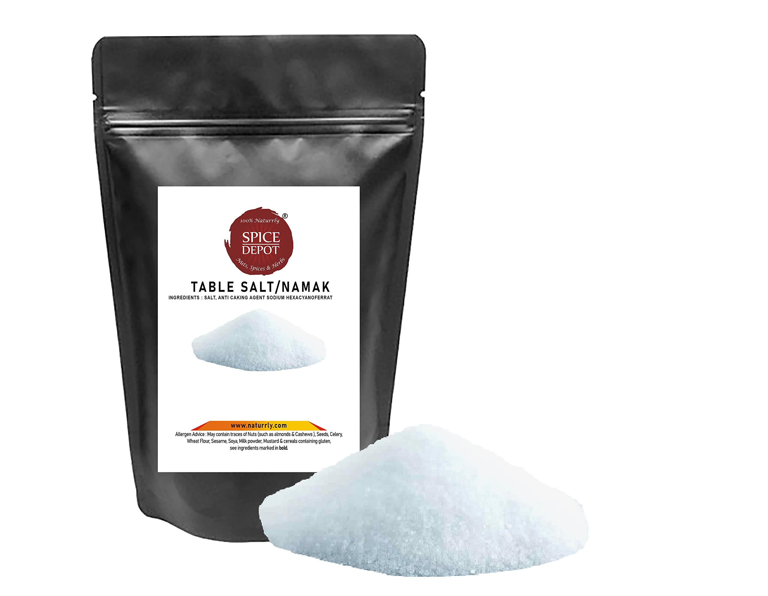 spice depotTable Salt | Salt | Namak | Table Salt Fine Free P&P UK (200 Gram)