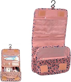 فوميز. شنطة مكياج للسفر لتنظيم الاغراض اثناء السفر، شنطة معلقة لتعليق ادوات الزينة ومستحضرات التجميل، شنطة مكياج معلقة، شنطة تخزين، شماعة معطف، كما هو موضح، مقاس M، البوليستر