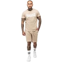 Lonsdale MOY Tuta Sportiva, Beige/Bianco