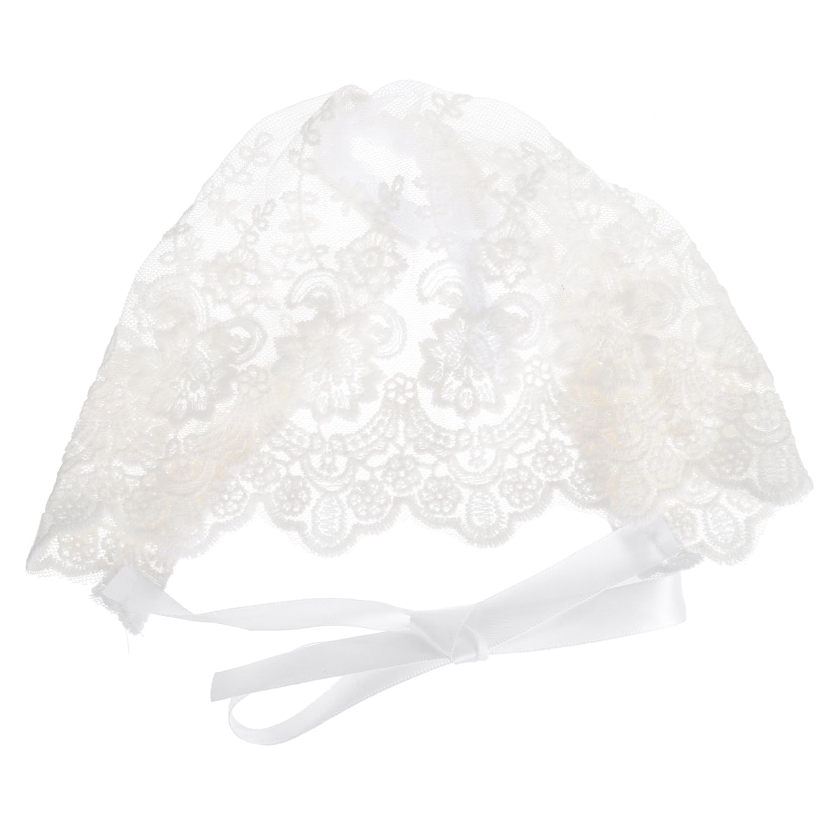 Sombrero de flores bordadas con encaje blanco infantil y estructura transpirable 8