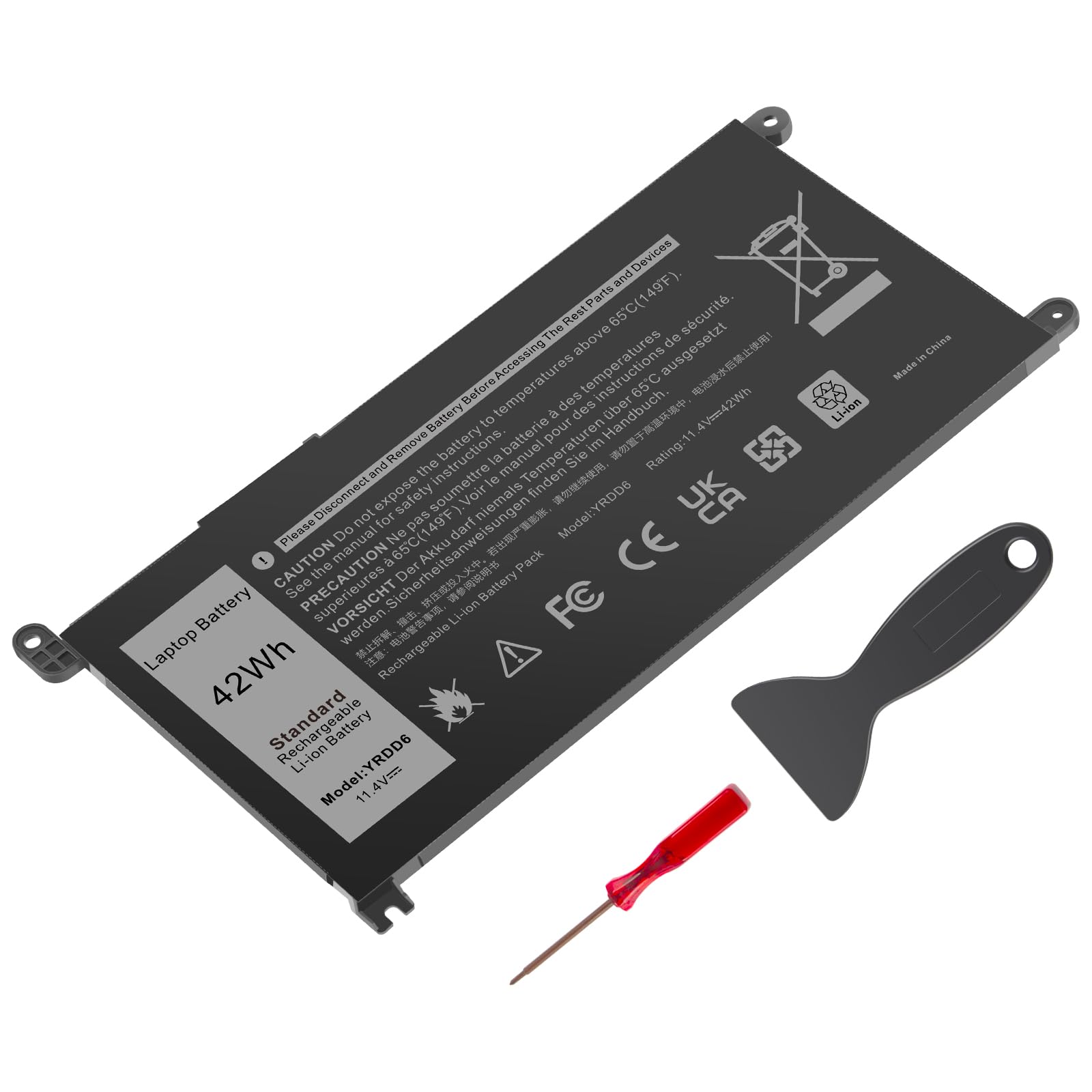 Asuncellyrdd6 Laptop Battery For Dell Inspiron 15 3000 3493 3582