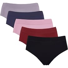 Carole Hochman Womens 5-Pack Midnight Stretch Hipster