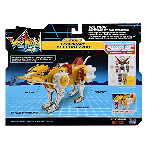 Voltron Classic Combining Yellow Lion Action Figure Import It All